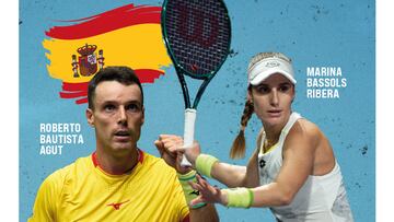 Cartel con el que la Copa Hopman ha confirmado que Roberto Bautista y Marina Bassols representarán a España en el torneo.