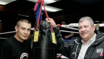 Rubén y su padre, Víctor.