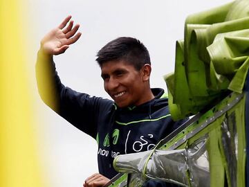 Nairo Quintana, ciclista colombiano del Movistar Team.