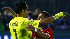 Alexis Sánchez por ausencia de Bravo: "Es un pilar importante"