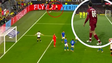 Donnarumma e Italia la lían y se marcan una de las acciones que aún crea pesadillas a los culés