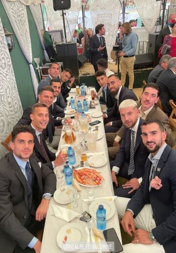 Comida de los jugadores del Betis 