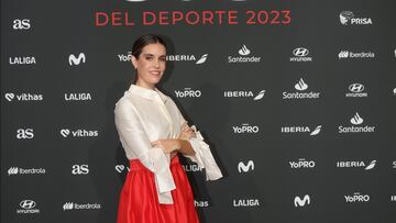 Ona Carbonell, exnadadora de sincronizada, posa en el photocall de los Premios AS del Deporte 2023.


