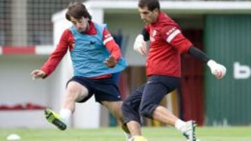 Iraizoz y Beñat en la sesión