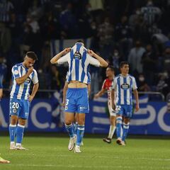 Al Deportivo le sale barato el tropiezo ante la SD Logroñés