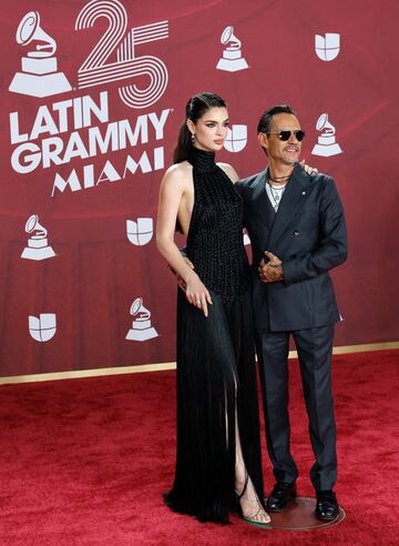 Marc Anthony y Nadia Ferreira.