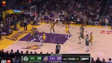 La barbaridad de maniobra de Anteto ante LeBron que tiene asombrada a toda la NBA