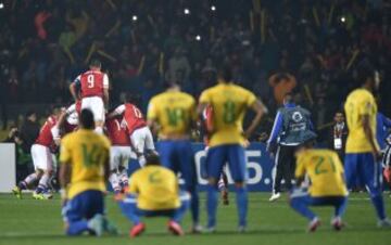 Paraguay se clasificó para jugar las semifinales en la tanda de penaltis.