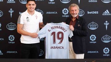 Gabriel Ferández, presentado con el Celta de Vigo