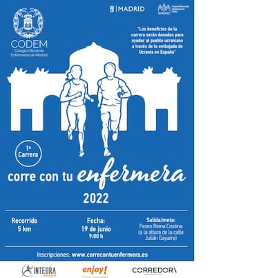 Madrid estrena la carrera ‘Corre con tu enfermera’
