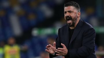 Gatusso, actual entrenador del Nápoles y leyenda Milanista