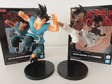 Goku contra Uub en dos vibrantes figuras combinables que recrean el final definitivo de ‘Dragon Ball’
