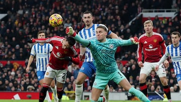 Antony, ayer ante el Brighton.