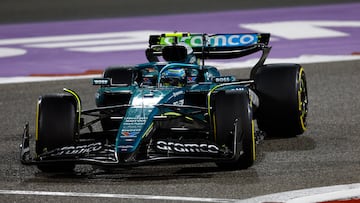 Fernando Alonso (Aston Martin AMR25). Sakhir, Bahréin. F1 2025.