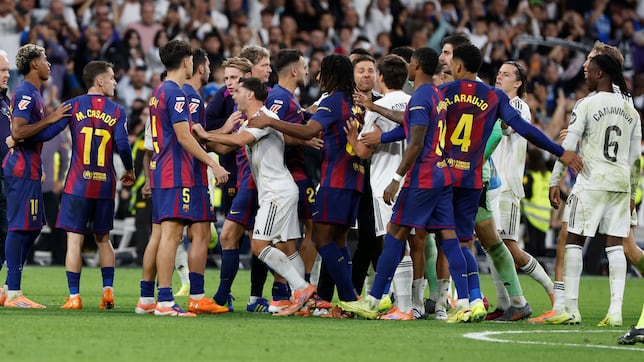 Trifulca final en el Clásico