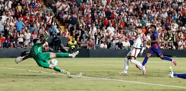 O portão do Barça mantém sua equipe vencendo.