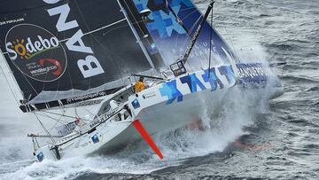 El Banque Populaire de Armel Le Cleac'h, durante la Vendée Globe.