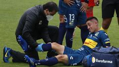 La secuencia de la grave lesión de Rodrigo Echeverría