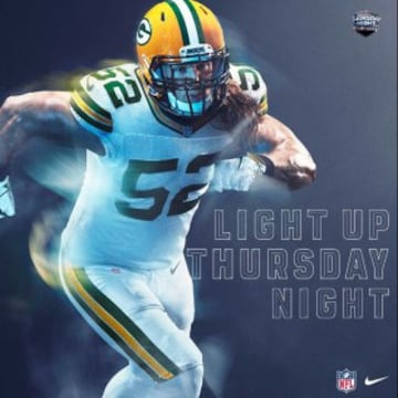 Los brillantes uniformes de la NFL para los jueves por la noche