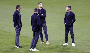 Cristiano Ronaldo ha vuelto a la Madrid para el partido de Champions ante el Atlético de Madrid tras su marcha del Real Madrid a la Juventus.