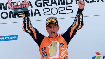 José Antonio Rueda, campeón del mundo de Moto3.