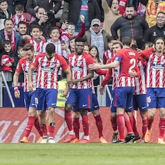 1x1 del Atlético: Gameiro se une a la fiesta invitado por Griezmann