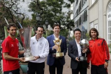 Rueda de prensa en el Hotel Panamericano.