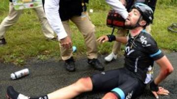 Xabier Zandio fue el segundo Sky en abandonar.