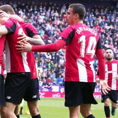 Hacía seis años que el Athletic no marcaba cuatro goles fuera