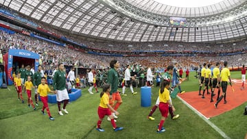 Tres de los titulares del triunfo 1-0 en Luzhniki repiten en la alineación inicial del amistoso en Filadelfia. El restante, Edson Álvarez, entró de cambio.



EN LA FOTO:



Action photo during the match Germany vs Mexico, corresponding to Group F, match number 10 of the Russia 2018 Soccer World Cup at the Luzhnik&#xed; Stadium in the city of Moscow.



IN THE PHOTO: