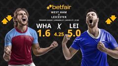West Ham vs. Leicester: horario, dónde ver, pronósticos y clasificación