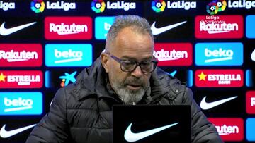 Cervera: "De otra forma no tenemos posibilidades de sacar puntos"