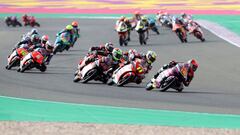 La salida de Moto3.