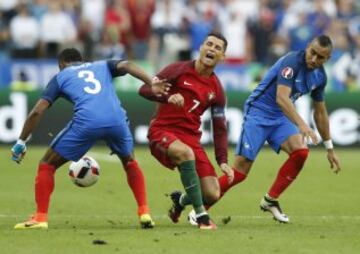Cristiano Ronaldo se retiró de la final por lesión