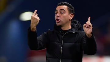 11/01/24 PARTIDO SEMIFINAL SUPERCOPA DE ESPAÑA 2024 EN RYAD ARABIA SAUDI
BARCELONA - OSASUNA
XAVI HERNANDEZ