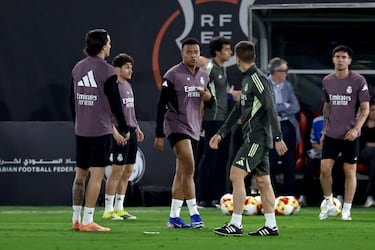 Mbappé regresó a los entrenamientos.