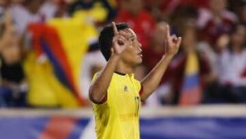 Bacca anot&oacute; el gol de Colombia en el amistoso ante Per&uacute;.