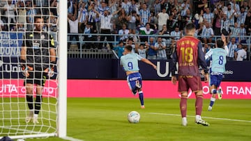 El Deportivo jugó su peor partido del año en La Rosaleda.