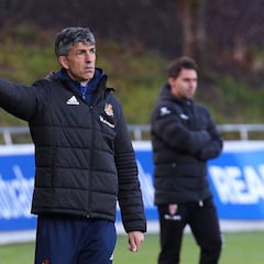 Imanol Alguacil, artífice de una temporada brillante en el Sanse