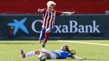 Amanda Sampedro, marcó un gol y fue una de las más destacadas ante el Collerense.