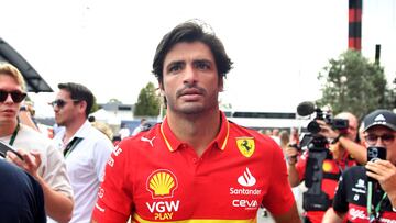 Formula One F1 - Italian Grand Prix - Autodromo Nazionale Monza, Monza, Italy - September 2, 2023 Ferrari's Carlos Sainz Jr. ahead of the Grand Prix REUTERS/Jennifer Lorenzini