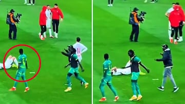 La burla de Gana Gueye a Achraf tras ganarle la Copa África que se está viralizando en España