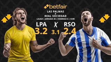 UD Las Palmas vs. Real Sociedad: horario, dónde ver, pronósticos y clasificación