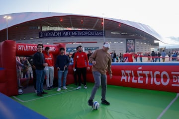 También se desarrollaron actividades de fútbol de ciegos, para sensibilizar sobre la importancia de la integración de la discapacidad en el deporte.