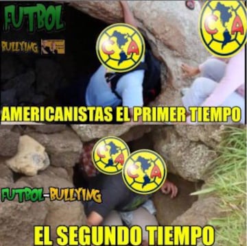 América perdía 0-3 en 25 minutos, pero en la segunda mitad revivió el verbo 'Cruzazulear' y le pegó 3-4 a La Máquina, ¡Los memes están imperdibles!