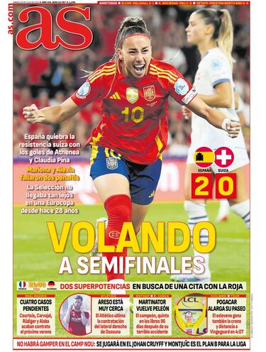 Las portadas de AS de julio