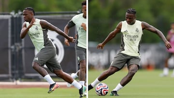 La secuencia de Vinicius entrenando que va a tranquilizar a todo el madridismo