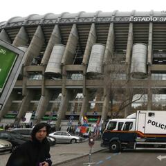 Seguridad reforzada ante el City en el Bernabéu: 2.093 efectivos