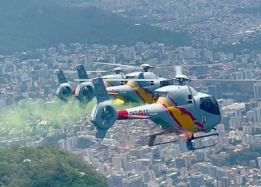 Héctor Gallego, líder de la Patrulla ASPA: “Volamos con un siglo de historia a la espalda”