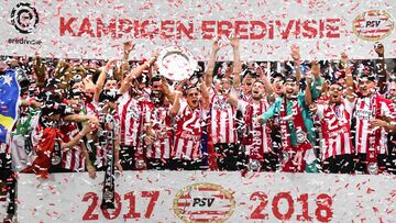 PSV Eindhoven, campeón de la Eredivisie.